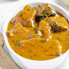 Ogbono soup with chicken 